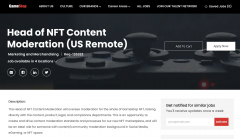比特派钱包官方网址|GameStop 正在招聘 NFT 内容审核负责人 